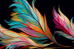 Mea_Songbird_icy_glitter_and_neon_sienna_abstract_feathers_ab36be39-9b72-40a5-9b3a-74d81c9b5b7c