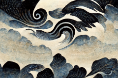 Paul_I_tenmoku_glaze_patterns_spiral_with_abstract_hawks_14a27eb9-6906-4b72-bbf5-a64d618610eb