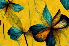 ohsmilnme_colourful_flowers_vines_a_butteflies_on_a_yellow_back_ef6277e0-d527-4891-9fea-03a0af95a43b