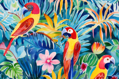 Gal_watercolor_a_colorful_jungle_fabric_with_birds_and_plants_i_2_9ed32dd3-89e9-46e6-9f77-09b7d8df69a3