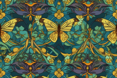 Karine_Art_Nouveau_Field_of_butterflies_vibrant_colors_ac6a39a1-cf2c-47af-a4d4-1008b3f1b70b