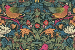Koshari_Mahana_William_Morris_style_seamless_wallpaper_colorful_e11c6334-28d9-45b9-aeb1-abeda59512ad