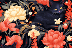bird1977_Art_nouveau_maximalist_floral_with_small_cats_0f559ce2-b54b-4047-a393-cef37647913a