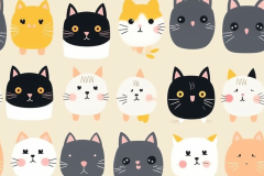 ohsmilnme_Seamless_image_tile_with_cute_cat_drawing_style_6c239fcc-aacc-4c53-bac0-3c5656603c57