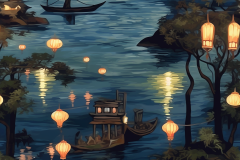 1_polaris22_as_painted_asian_water_scene_at_night_with_lanterns_d_416ff856-79b1-4eb1-aedf-f57c909312f7