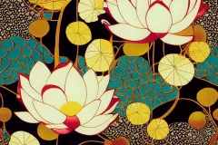 sawyer_pattern_of_lotus_flower_on_bright_background_Gustav_Klim_9438d257-66d5-4dbd-8fd5-b04849ae428e