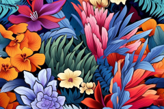 Napster_A_seamless_pattern_featuring_colorful_flowers_and_folia_5cfa96dc-e94a-424f-a403-40e823552a63