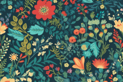 Napster_A_seamless_pattern_featuring_colorful_flowers_and_folia_8c66b1bc-058d-42d5-97bb-284f843ef253