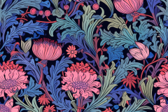 Rubyzan3_2D_FLAT_william_morris_style_art_nouveau_illustration__bb2e5b54-4f16-451e-9468-b390cdc4def9