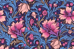Rubyzan3_2D_FLAT_william_morris_style_art_nouveau_illustration__d83e8aa7-bee7-490b-9eb6-0f9a3276c8bf