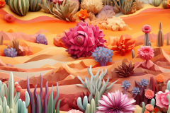 olivachloe_A_vibrant_desert_scene_with_blooming_cacti_and_wildf_f7e1d767-23ab-418f-a314-13039494c34e