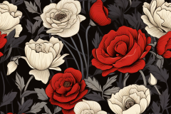 raidink_Generate_a_pattern_design_where_fog_flowers_and_red_ros_2b6416a7-7d17-443b-b98d-2c73ae18ce39