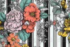Polaris22_colorful_victorian_flowers_against_a_black_and_white__842687ee-62d3-4e66-bf8f-e560d7379a7c