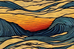 Stick-E-Figures_sunset_van_gogh_style_6468aef1-eadb-4550-bfe2-9c9d0723ae57