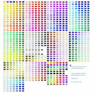 Color reference chart